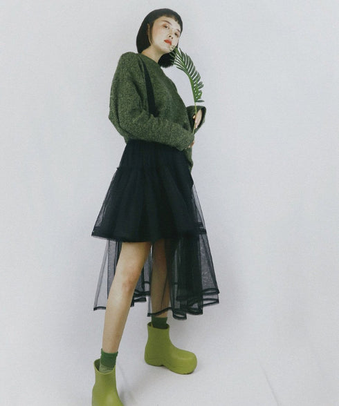 Tulle Suspender Skirt